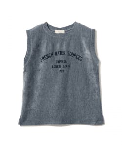 ベロア フロッキー プリント Tシャツ