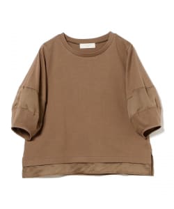 シアー スリーブ Tシャツ