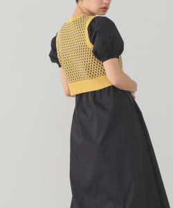 ▲ オーガニックコットン リサイクルポリエステル ニットベスト