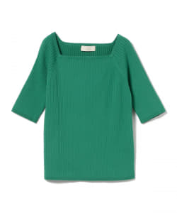 B:MING by BEAMS / スクエアネック リブプルオーバー