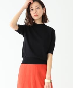 B:MING by BEAMS / モックネック 半袖ニット 19SS
