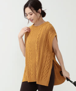 B:MING by BEAMS / アラン柄 ニット ベスト 20AW