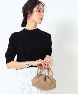 B:MING by BEAMS / モックネック ハーフスリーブ プルオーバー