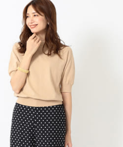 B:MING by BEAMS / モックネック ハーフスリーブ プルオーバー