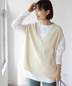 B:MING by BEAMS / ロンT付き Vネックベスト