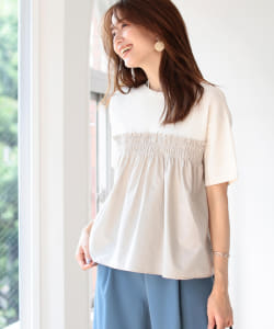 B:MING by BEAMS / 布帛コンビ 2WAY プルオーバー