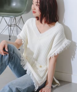 ▲B:MING by BEAMS / ツイード ニット ベスト