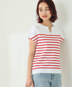 ボーダー ニット Tシャツ