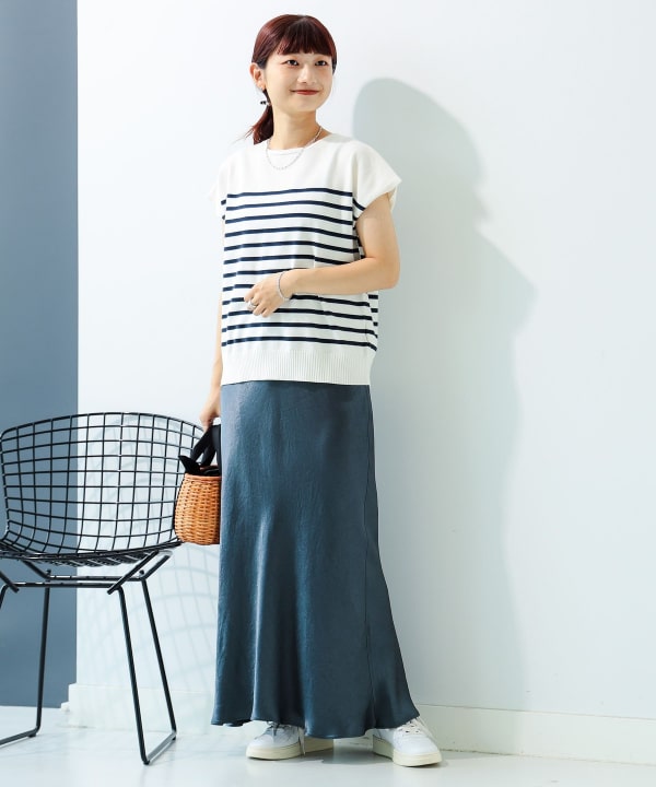 新品未使用 BEAMS PLUS ボーダーニット XLサイズ BEAMS PLUS BEAMS PLUS Multi Stripe 5G (Tops, Knitwear, Sweaters