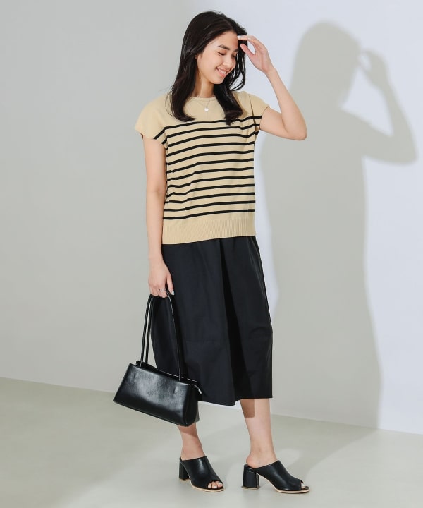 新品未使用 BEAMS PLUS ボーダーニット XLサイズ BEAMS PLUS（ビームス プラス）Crew Multi Stripe 5G（トップス ニット