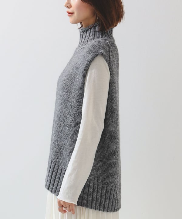 B:MING by BEAMS B:MING by BEAMS High Neck Vest (Tops B:MING by BEAMS B:MING by BEAMS High Neck Vest (Tops