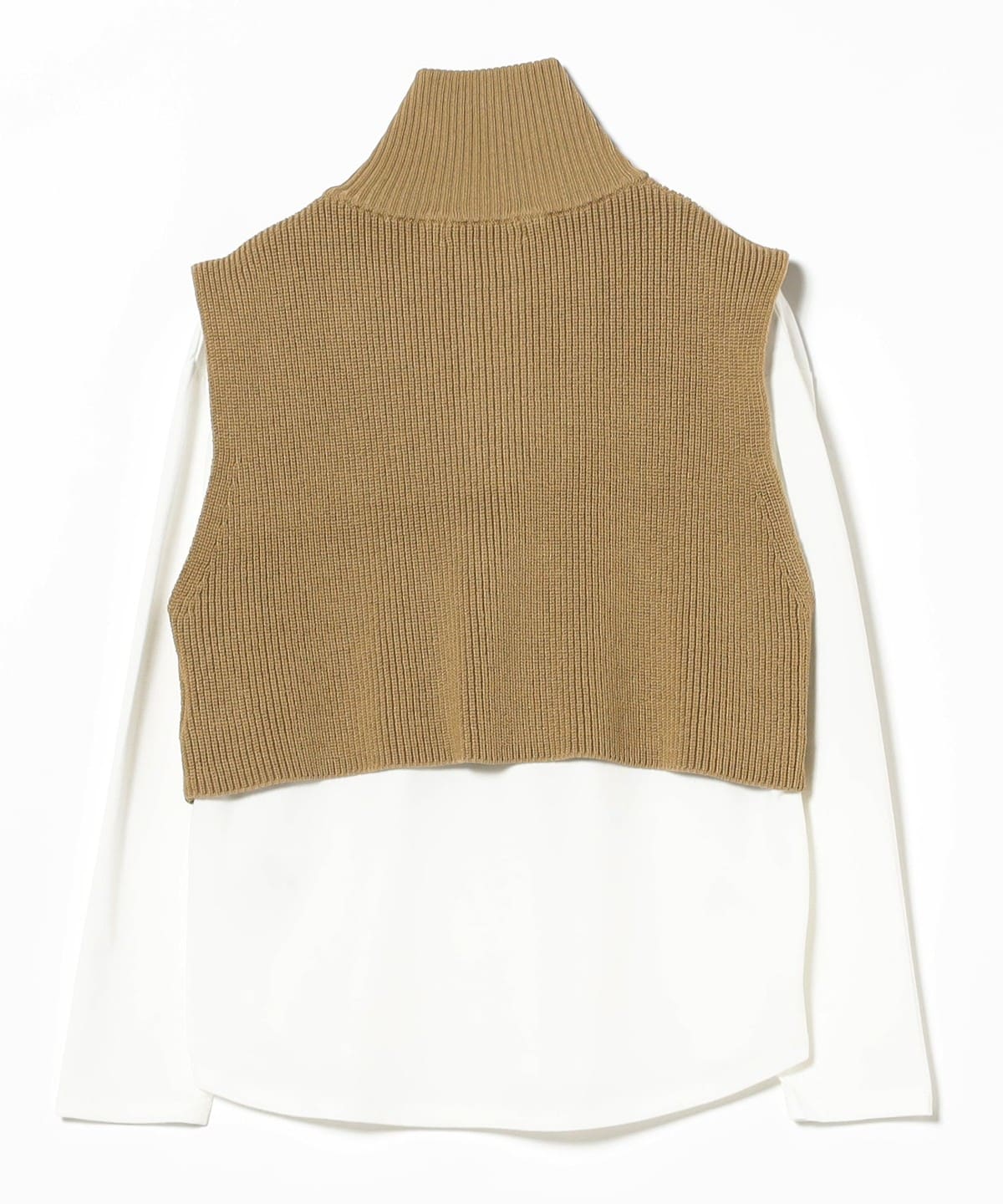 B:MING by BEAMS（ビーミング by ビームス）ニットベスト × ロングT