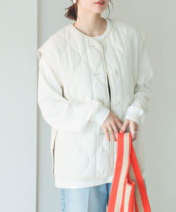 B:MING by BEAMS / リバーシブル キルティング ベスト