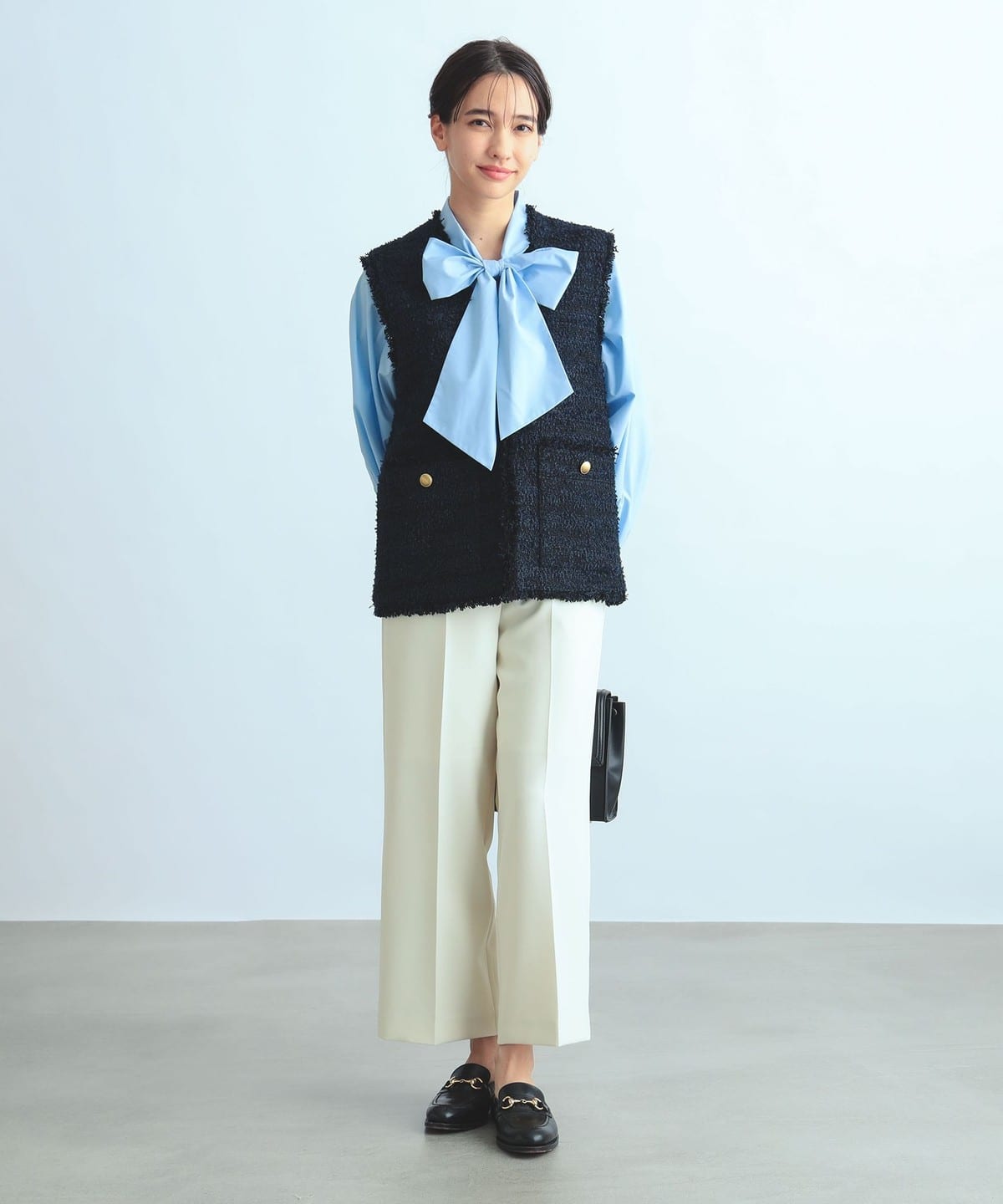 B:MING by BEAMS B:MING by BEAMS Time Sale] Tweed Gilet (Tops