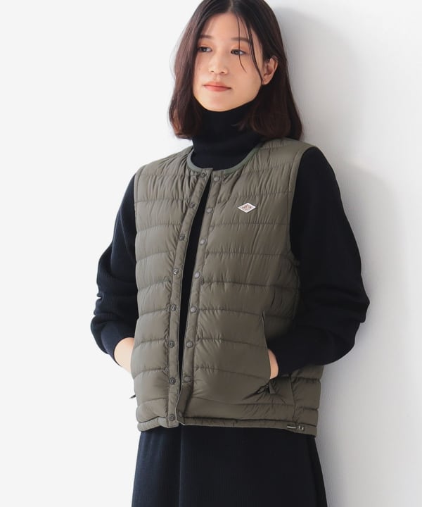 B:MING by BEAMS（ビーミング by ビームス）DANTON / CREWNECK INNER DOWN VEST（XS～M）（ブルゾン  ダウンベスト）通販｜BEAMS