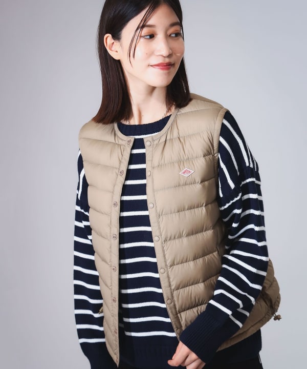 B:MING by BEAMS（ビーミング by ビームス）DANTON / CREWNECK INNER DOWN VEST（XS～M）（ブルゾン  ダウンベスト）通販｜BEAMS