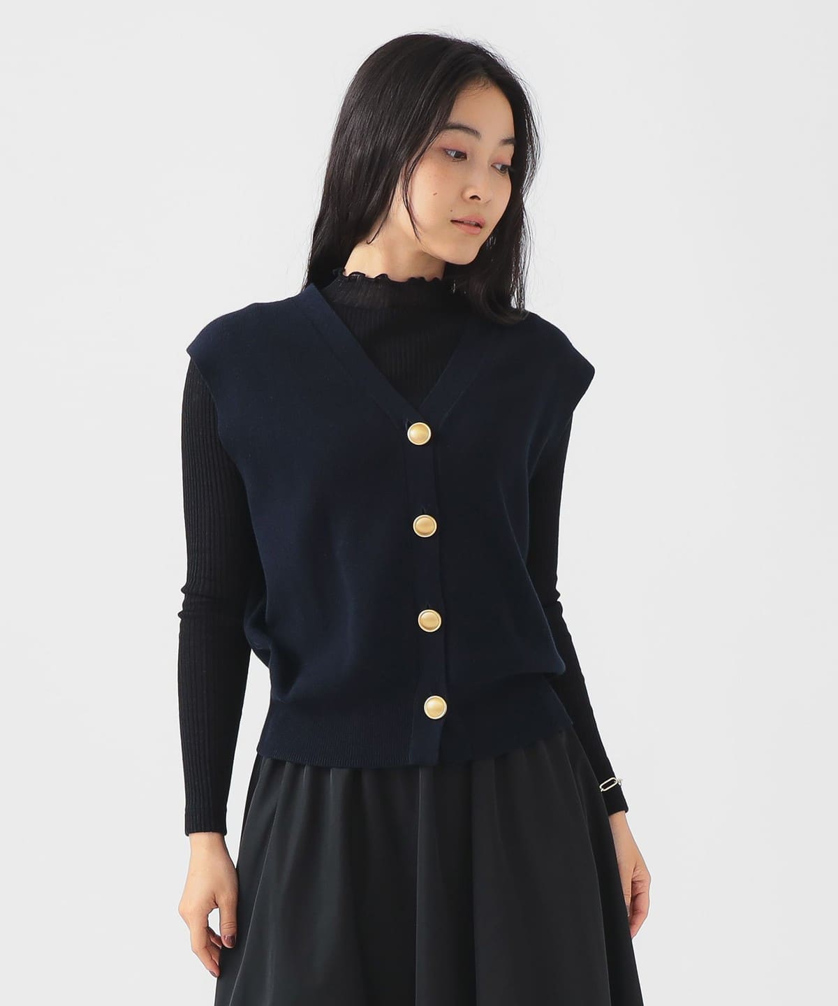 B:MING by BEAMS（ビーミング by ビームス）ノースリーブ ニット