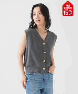 【+15%ポイントUP】ノースリーブ ニット ベスト