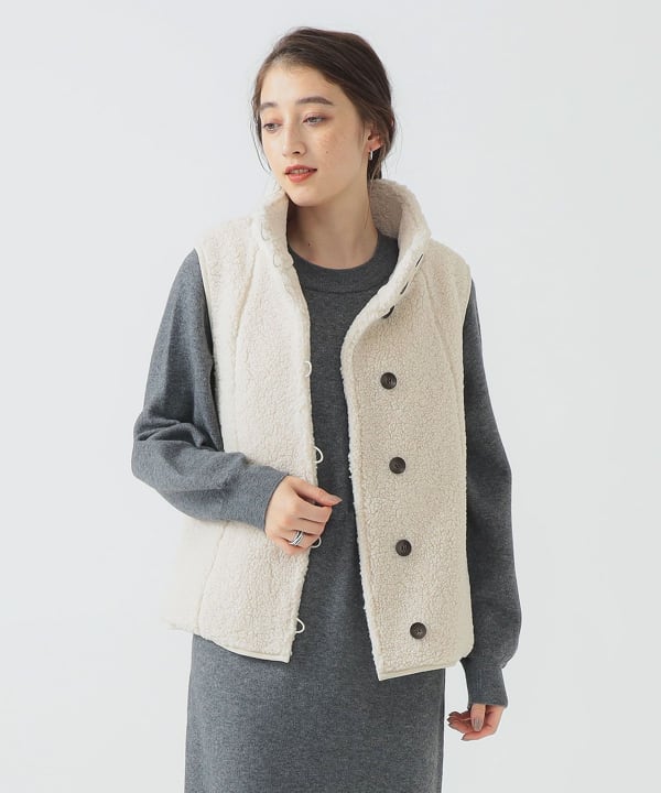 B:MING by BEAMS（ビーミング by ビームス）ボア ベスト（ブルゾン