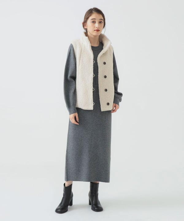 B:MING by BEAMS（ビーミング by ビームス）ボア ベスト（ブルゾン