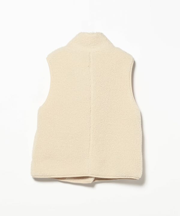 BEAMS GOLF ボア　ベスト　ジャケット　フード　サイズM B:MING by BEAMS（ビーミング by ビームス）ボア ベスト（ブルゾン