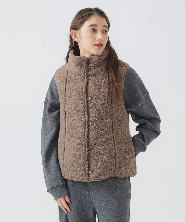 B:MING by BEAMS（ビーミング by ビームス）ボア ベスト（ブルゾン