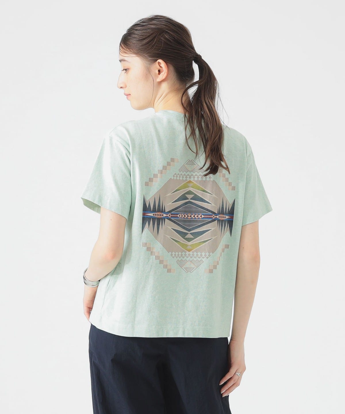PENDLETON ペンドルトン / バック プリント Tシャツ Tシャツ・カットソー WOMEN MINT XS PENDLETON ペンドルトン / バック プリント Tシャツ Tシャツ・カットソー WOMEN MINT XS