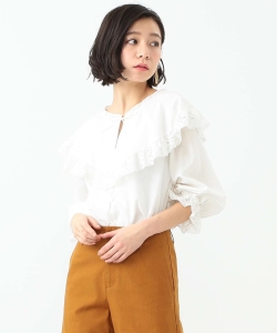 B:MING by BEAMS / フリルレースブラウス