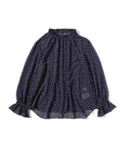 B:MING by BEAMS / ドット シフォンブラウス