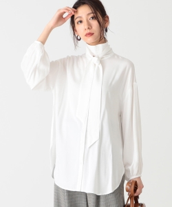B:MING by BEAMS / レーヨン ボウタイブラウス 19AW