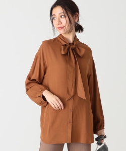B:MING by BEAMS / レーヨン ボウタイブラウス 19AW