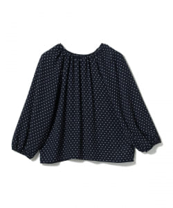 ▲B:MING by BEAMS / ドットプリント 2WAY ブラウス