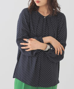B:MING by BEAMS / ドット プリント ブラウス 22SS