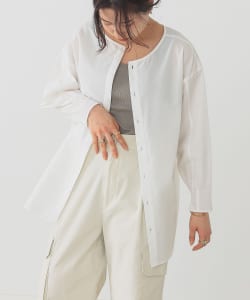 ▲B:MING by BEAMS / 2WAY シャンブレー ブラウス