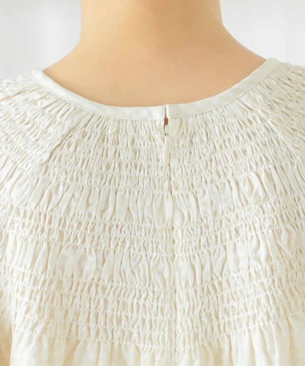 ◆C368 新品 ビームス B:MING by BEAMS　スウェット生地　パーカ　Mサイズ　紺　ネイビー B:MING by BEAMS（ビーミング by ビームス）ギンガム ブラウス（シャツ