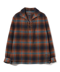 ▲【別注】 PENDLETON / レースアップ シャツ