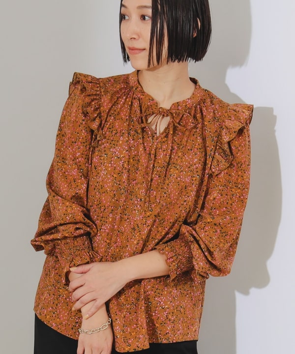 B:MING by BEAMS（ビーミング by ビームス）アブストラクト ブラウス