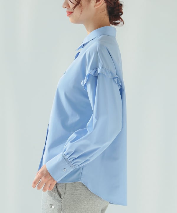 【未使用】 BEAMS ビームス　シャツ　ステラジーン　シャツ　フリルシャツ 未使用】 BEAMS ビームス シャツ ステラジーン シャツ フリルシャツ
