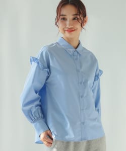 【TIME SALE商品】B:MING by BEAMS / 女裝 荷葉邊袖 襯衫