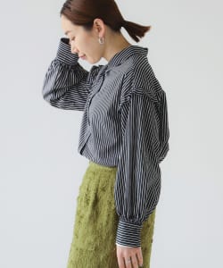 【TIME SALE商品】B:MING by BEAMS / 女裝 荷葉邊袖 襯衫