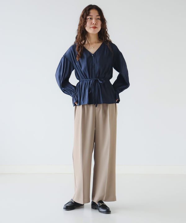 専用Demi-Luxe BEAMS Vネック ギャザーブルゾン36 64110328163_D_9.jpg