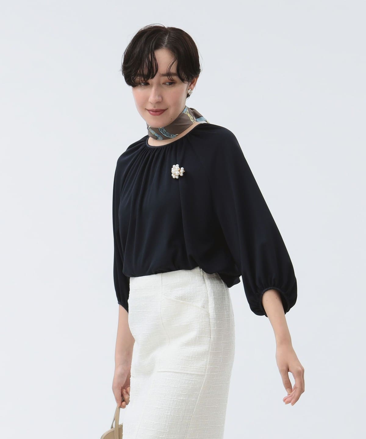 トリコット バルーン プルオーバー(S M)【入園式・卒園式】 シャツ・ブラウス WOMEN NAVY S トリコット バルーン プルオーバー(S M)【入園式・卒園式】 シャツ・ブラウス WOMEN NAVY S