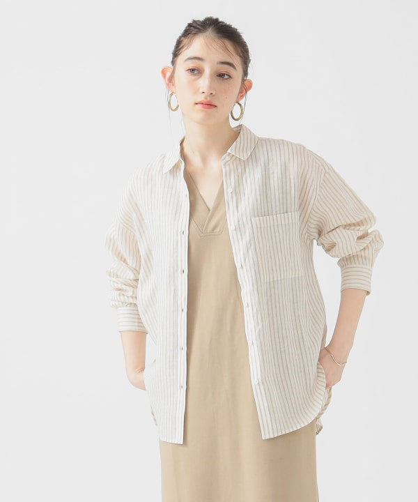 Rundholz リネンシャツ | ブラック | FARFETCH JP
