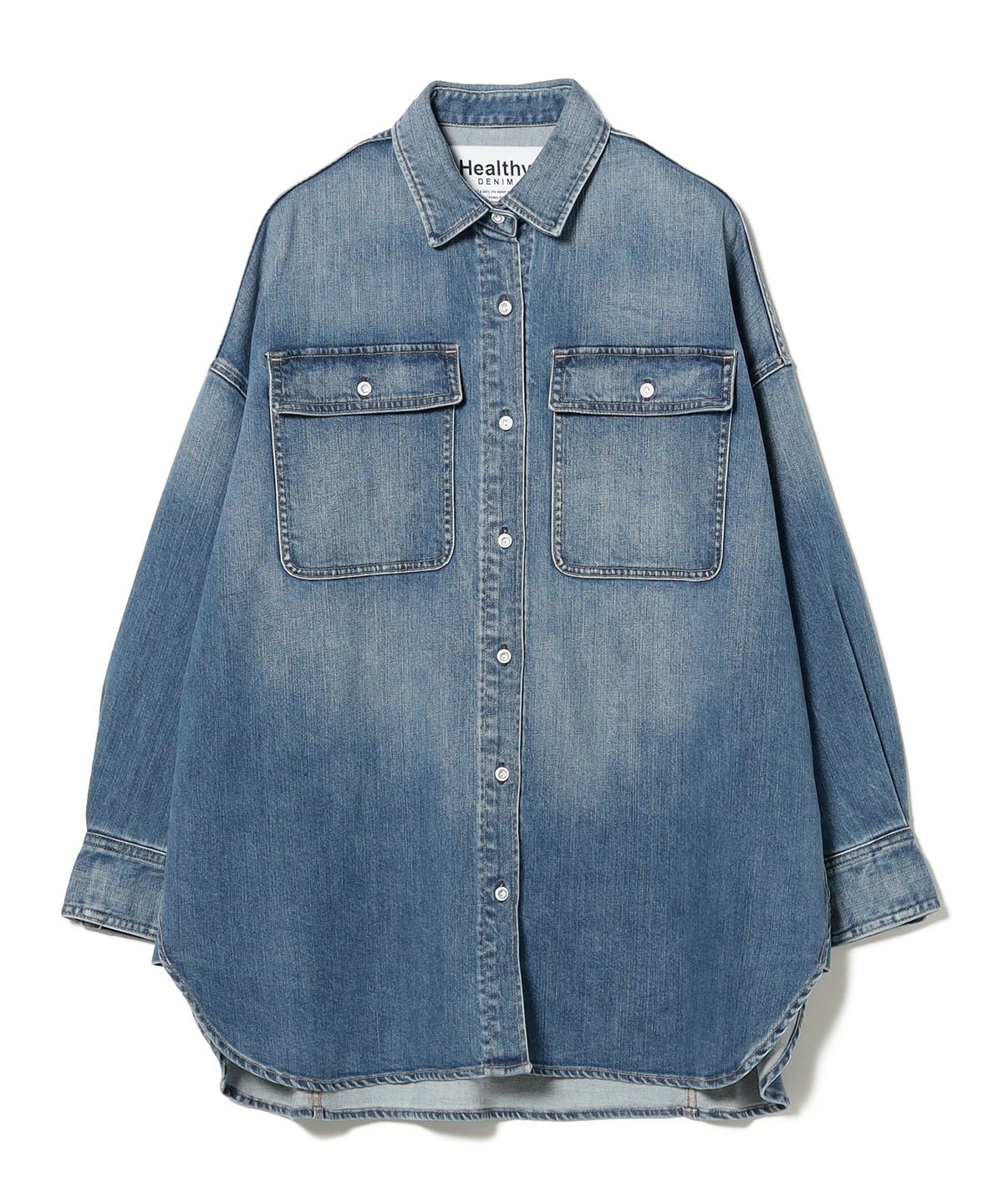 Healthy DENIM ヘルシー デニム / Almond デニムシャツ シャツ・ブラウス WOMEN MID USED 1 Healthy DENIM ヘルシー デニム / Almond デニムシャツ シャツ・ブラウス WOMEN MID USED 1