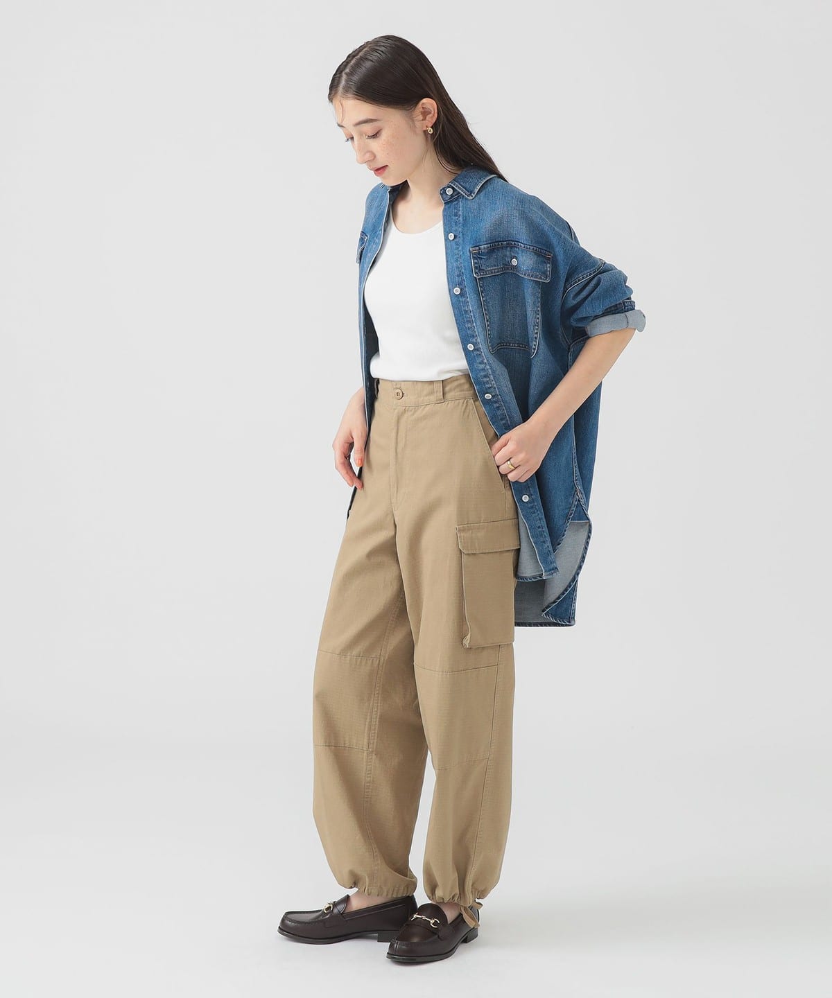 Healthy Denim シャツ B:MING by BEAMS（ビーミング by ビームス）Healthy DENIM