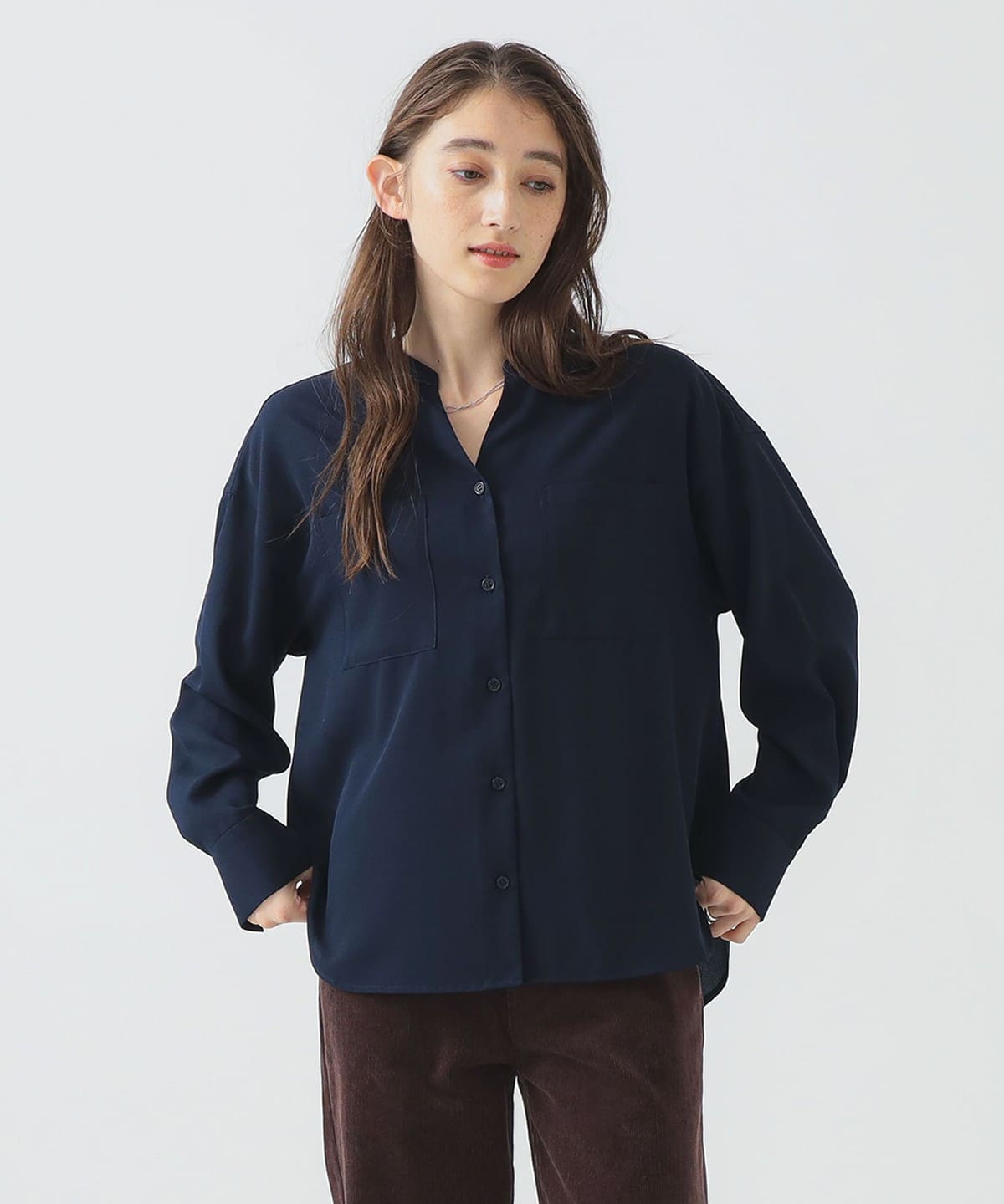 B:MING by BEAMS（ビーミング by ビームス）【洗える】ドレープ シャツ