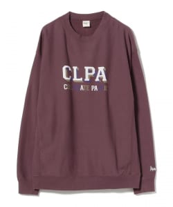 Collegiate Pacific x B:MING by BEAMS/ 別注 ロゴ クルーネック スウェット シャツ