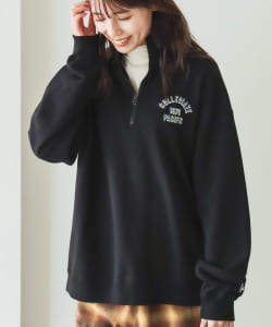Collegiate Pacific × B:MING by BEAMS / 別注 ハーフジップ スウェット