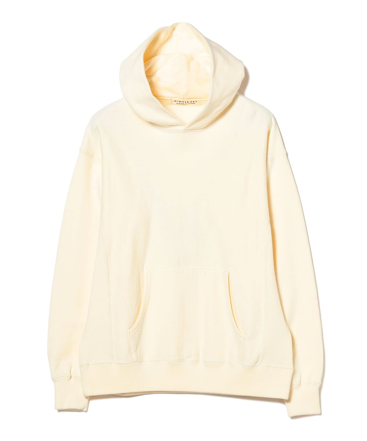 SIMPLE YET リサイクルコットン スウェット パーカ トップス WOMEN IVORY S SIMPLE YET リサイクルコットン スウェット パーカ トップス WOMEN IVORY S