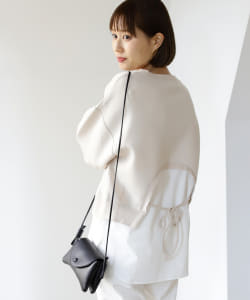 B:MING by BEAMS / バックリボン コンビ プルオーバー